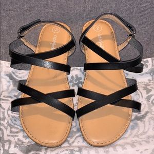 Girls Cat & Jack Black Sandals